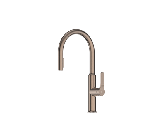 Craft Pulldown Kitchen Mixer with Prep Spout - Pvd Brushed Bronze