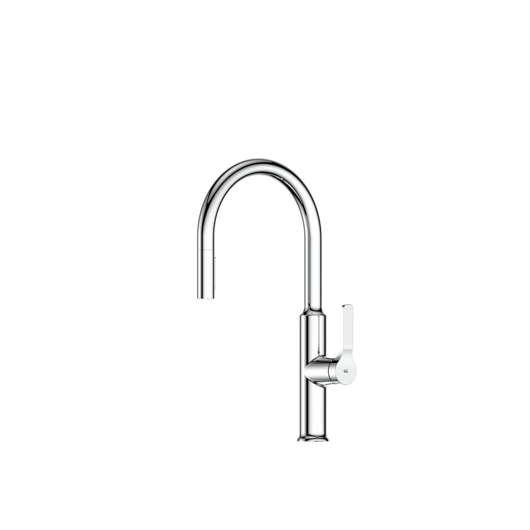 Greens Craft Pull-Down Kitchen Mixer With Prep Spout