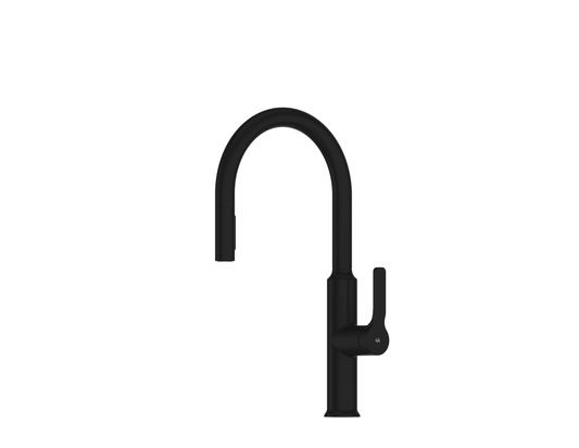 Craft Pulldown Kitchen Mixer with Prep Spout - Pvd Matte Black