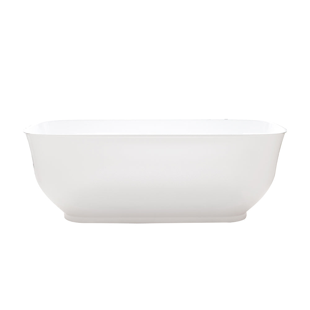 Libra Freestanding Bathtub - 1700mm / Gloss White