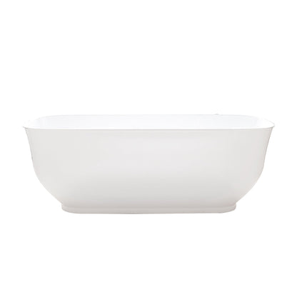 Libra Freestanding Bathtub - 1700mm / Gloss White