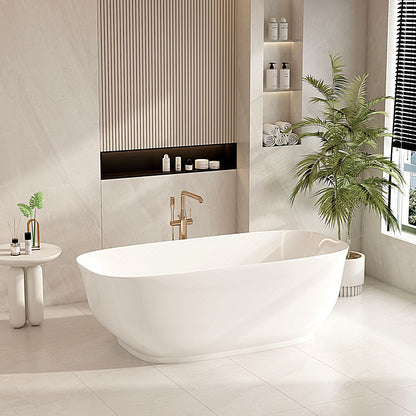 Libra Freestanding Bathtub - 1700mm / Gloss White