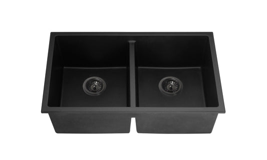 Crete Granite Sink Double Bowl 762mm, 813mm - 762*457*241