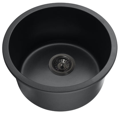 Laufey Granite Laundry/Bar Sink 410mm, 450mm - 410 x 220 / Matte Black