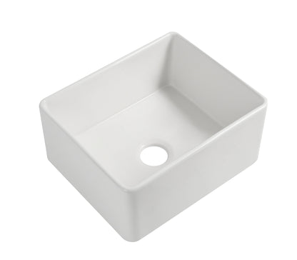 Rocca Fine Fireclay Farm House Butler Sink 610mm x 459mm x 254mm - Matte Black