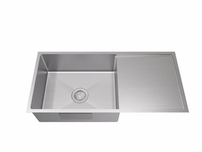 Kliff Hand Made Stainless Steel Sink - 980mm x 440mm x 230mm