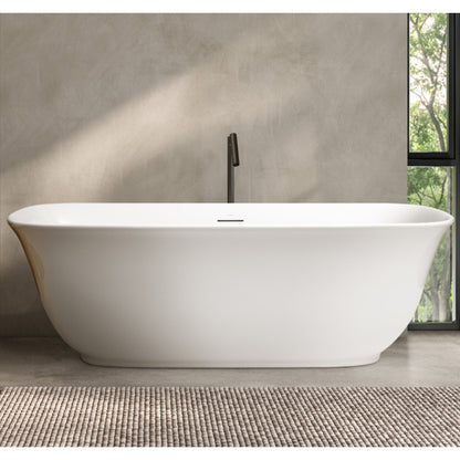 DECINA LOLA FREESTANDING BATH WITH INTEGRATED OVERFLOW  1700MM