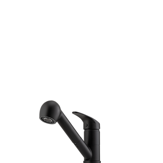 Oliveri London Pull Out Spray Mixer Lead Free Matte Black