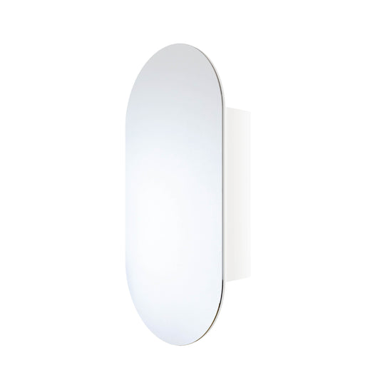 LP5010W Pill White Mirror Cabinet