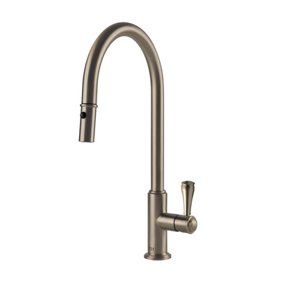 Turner Hastings Pull Out Mixer Tap w/Metal Lever Handle