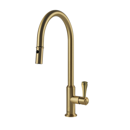Turner Hastings Pull Out Mixer Tap w/Metal Lever Handle
