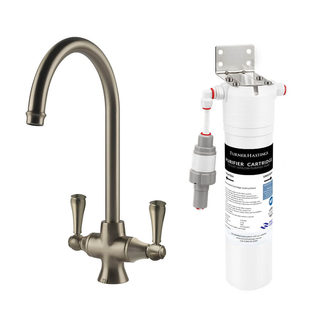 Turner Hastings Ludlow Purifier Sink Mixer (Includes Filter Cartridge)