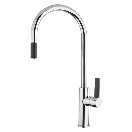 Luz Gooseneck Pull-Out Mixer Lead Free - Chrome