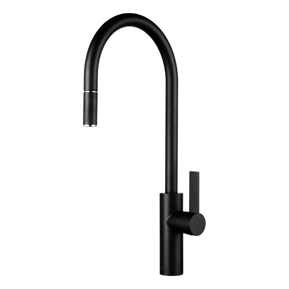 Luz Gooseneck Pull-Out Mixer Lead Free - Black