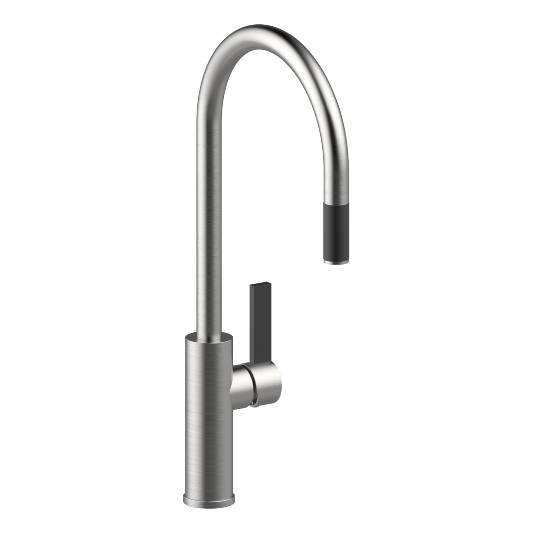 Luz Gooseneck Pull-Out Mixer Lead Free - Brushed Nickel