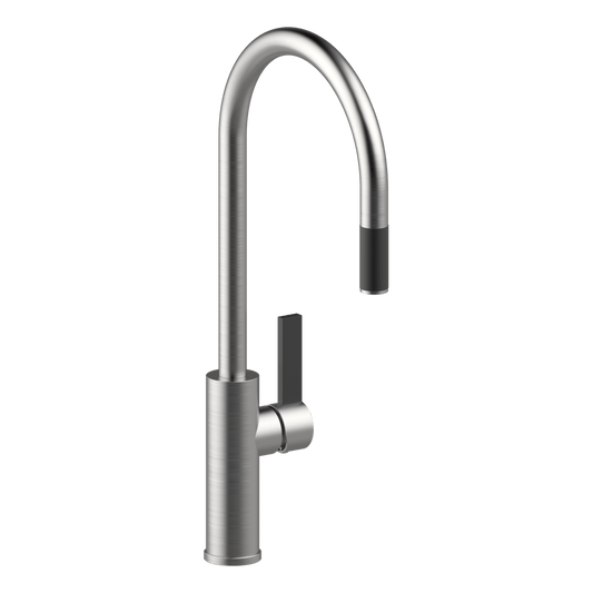 Luz Gooseneck Pull-Out Mixer Lead Free - Brushed Nickel