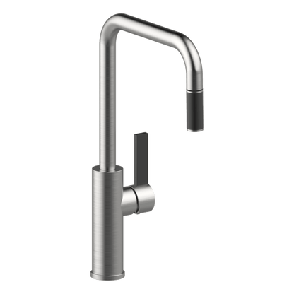Luz Kitchen Mixer With Pull-Out Lead Free - Brushed Nickel