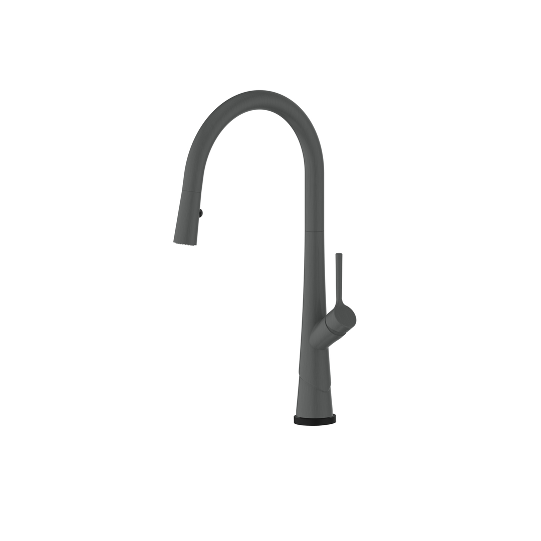 Greens Lustro Kontact Pull-Down Sink Mixer Pvd Gun Metal