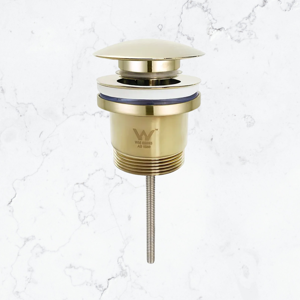 Otti 32mm/40mm Universal Pop Up / Pullout Waste Brushed Gold
