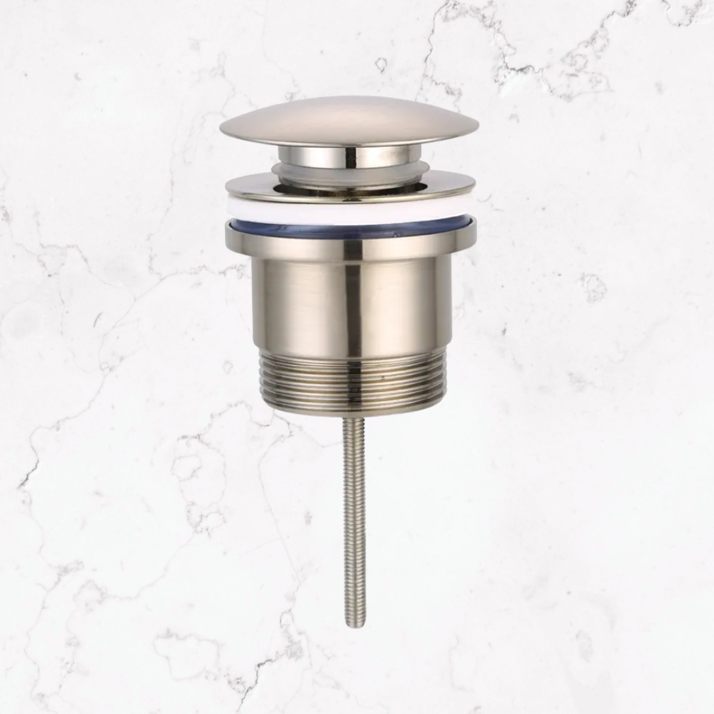 Otti 32mm/40mm Universal Pop Up / Pullout Waste Brushed Nickel