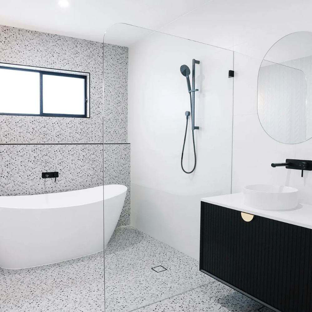 Otti Marlo 1200mm Matte Black Wall Hung Vanity