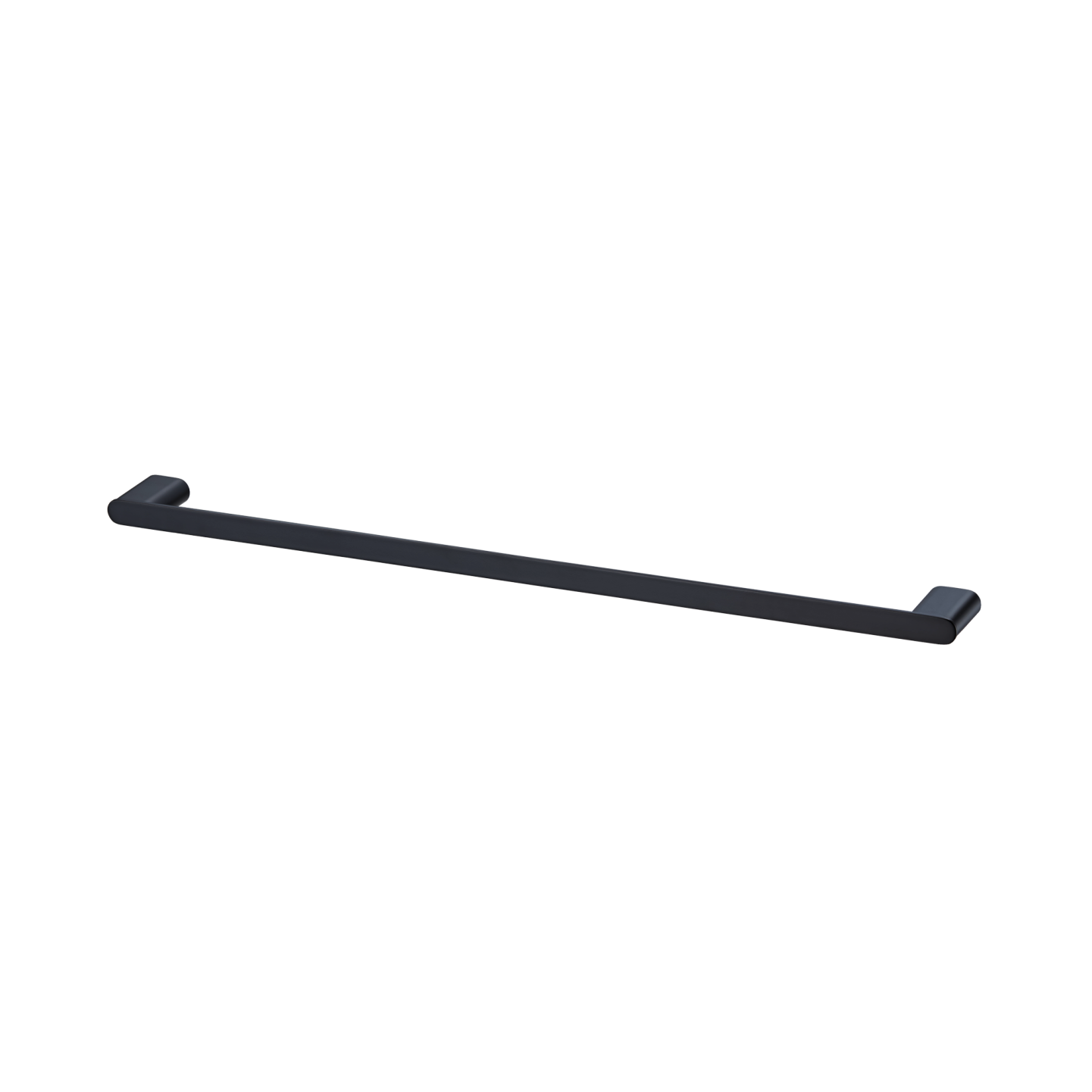 Oliveri Madrid Single Towel Rail 650mm Matte Black