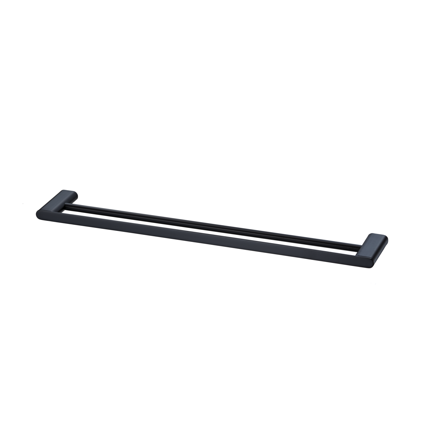 Oliveri Madrid Double Towel Rail 650mm Matte Black
