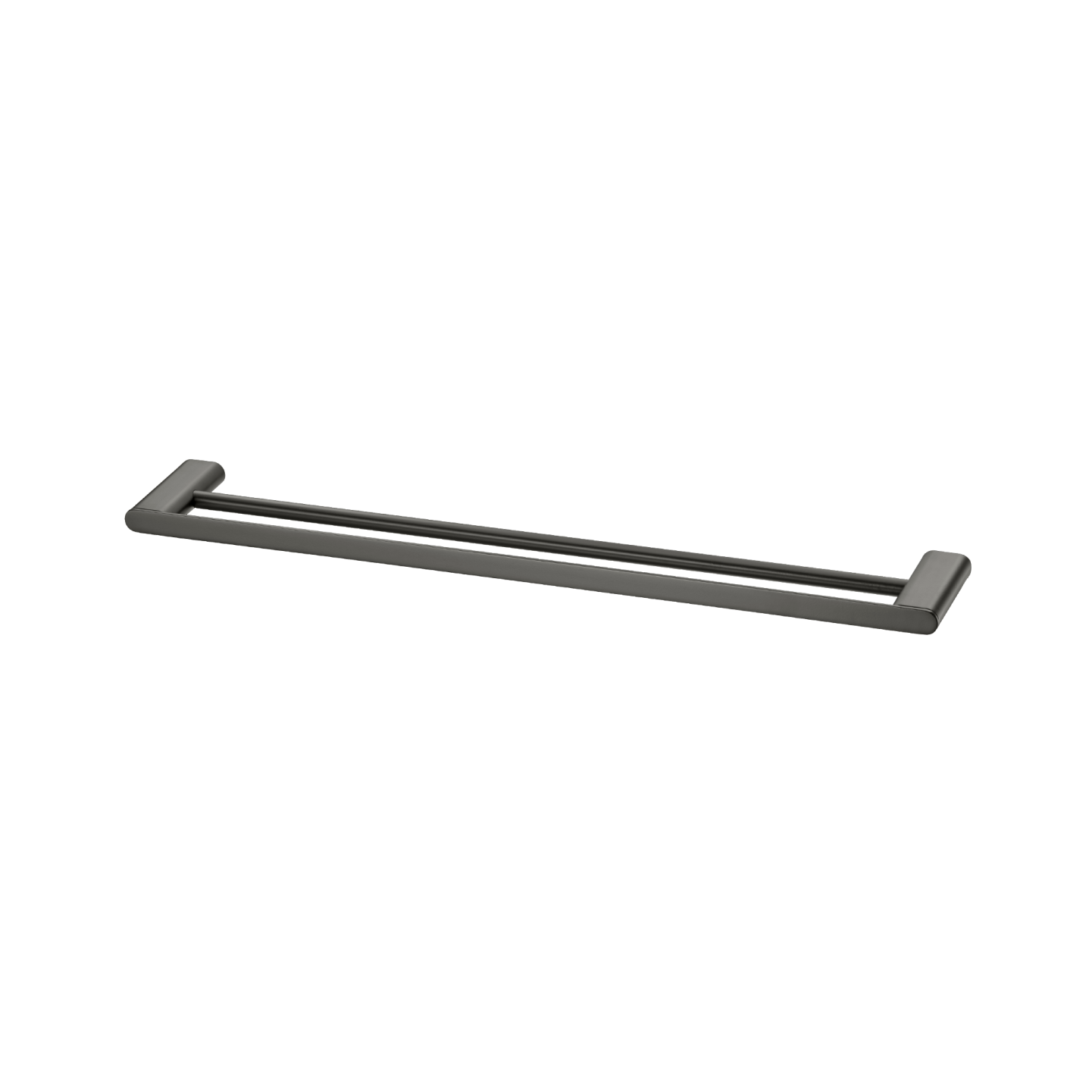 Oliveri Madrid Double Towel Rail 650mm Gunmetal