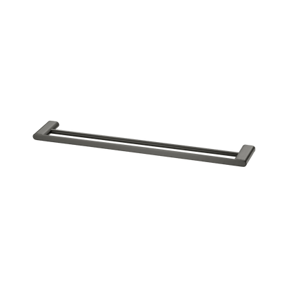 Oliveri Madrid Double Towel Rail 650mm Gunmetal