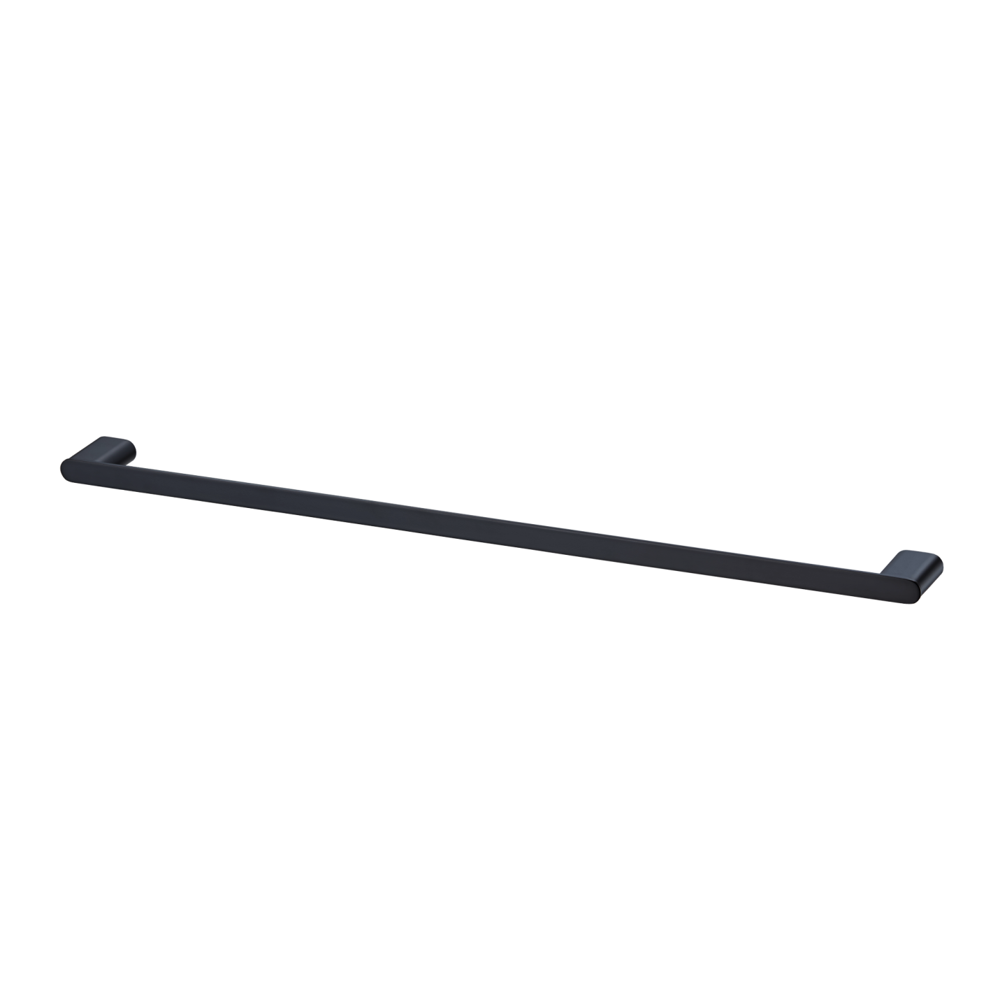 Oliveri Madrid Single Towel Rail 800mm Matte Black