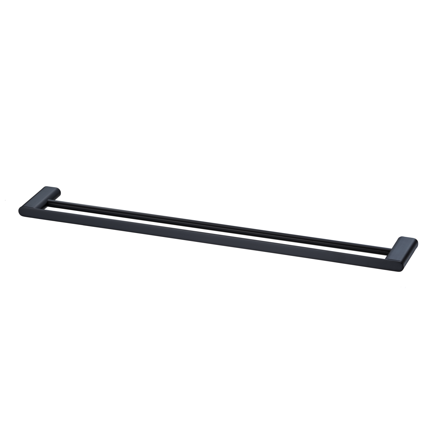 Oliveri Madrid Double Towel Rail 800mm Matte Black
