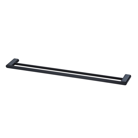Oliveri Madrid Double Towel Rail 800mm Matte Black
