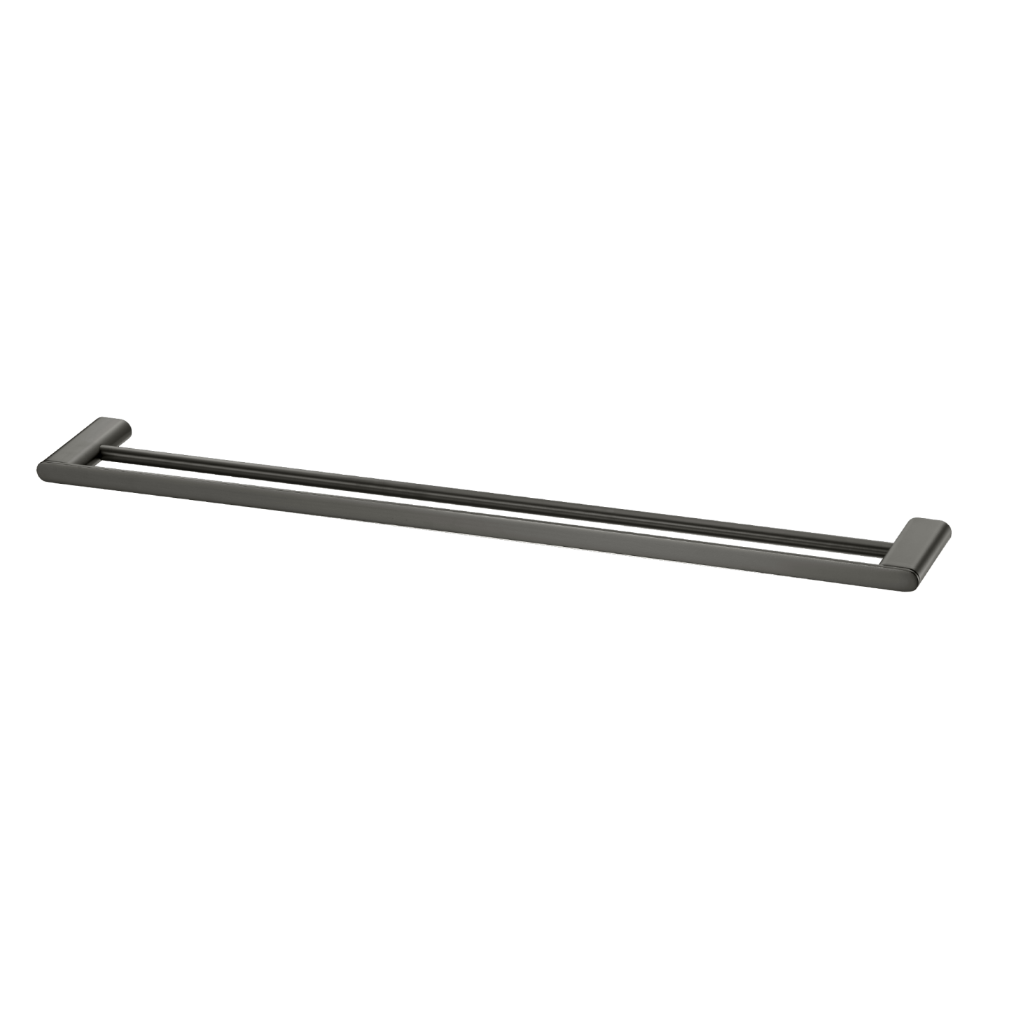 Oliveri Madrid Double Towel Rail 800mm Gunmetal