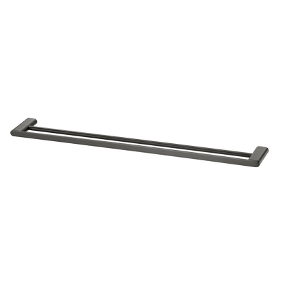 Oliveri Madrid Double Towel Rail 800mm Gunmetal