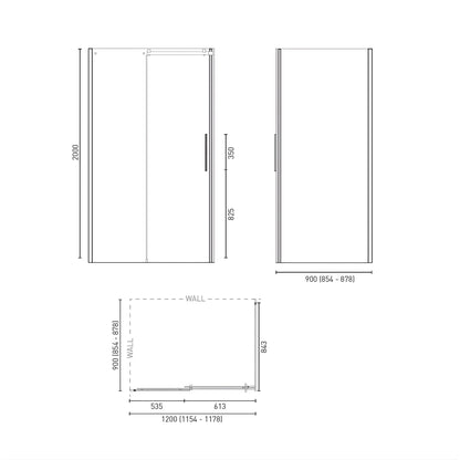 DECINA MALANDA FRAMELESS SLIDING SHOWER SCREEN