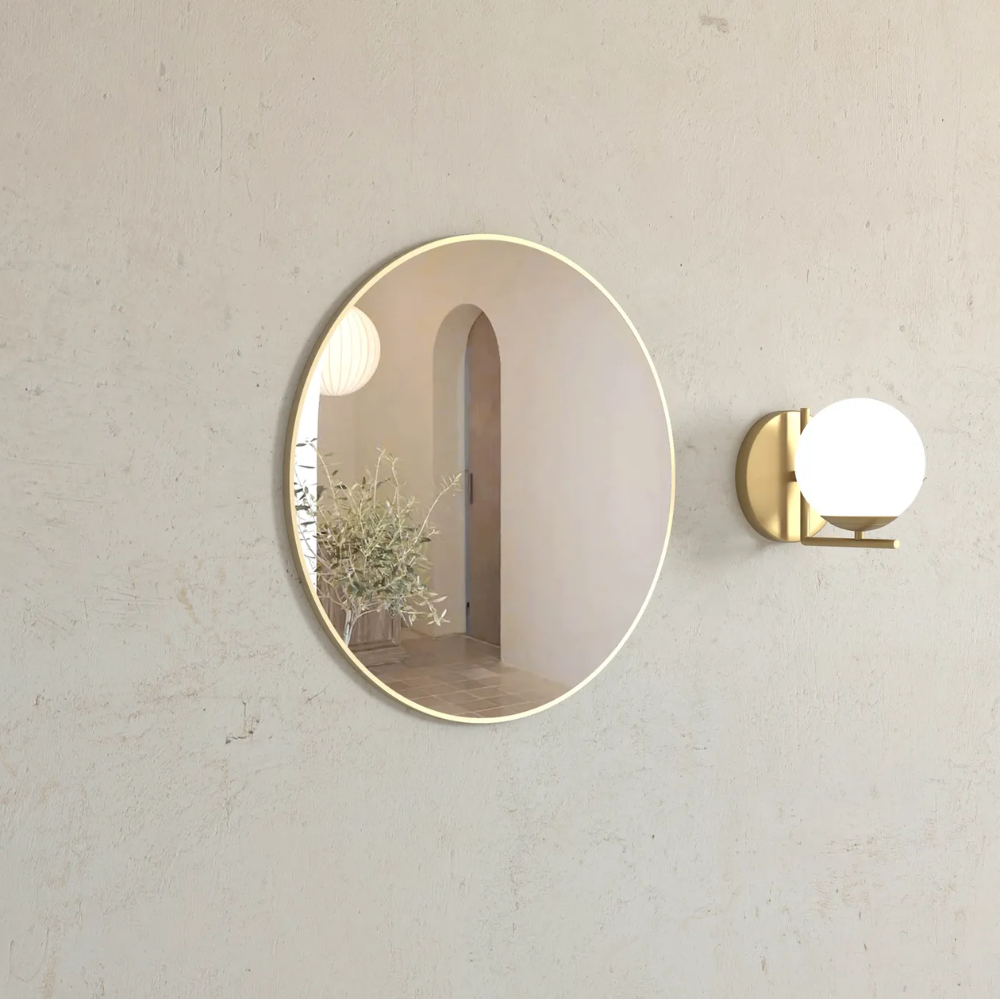 Otti London 700mm Tuffi Mirror Brushed Gold