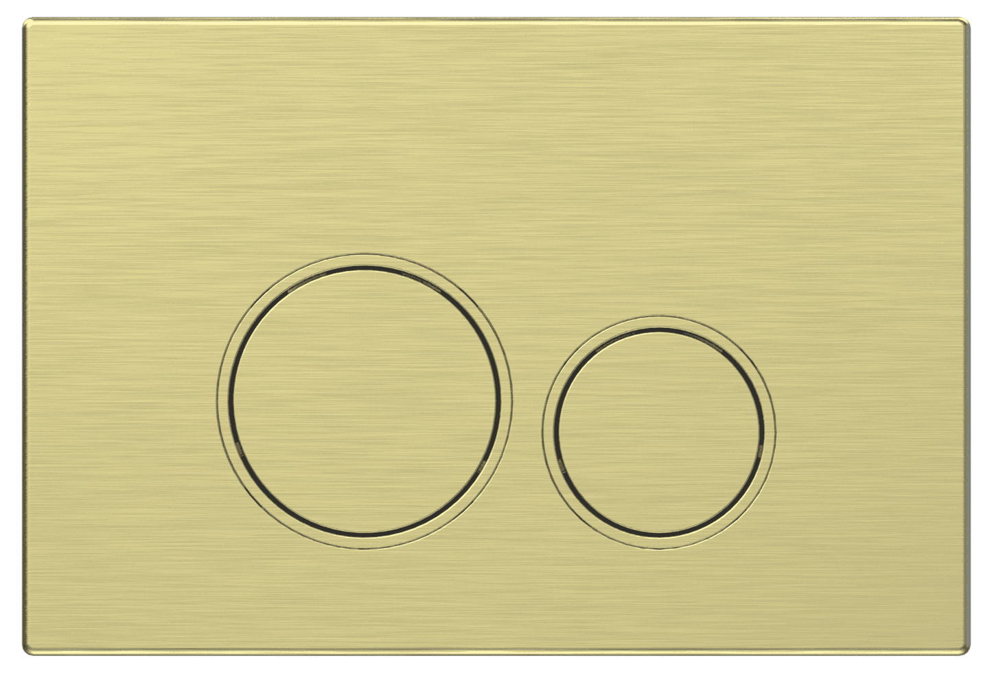 Mercio Sigma Round Flush Plate – Brushed Gold