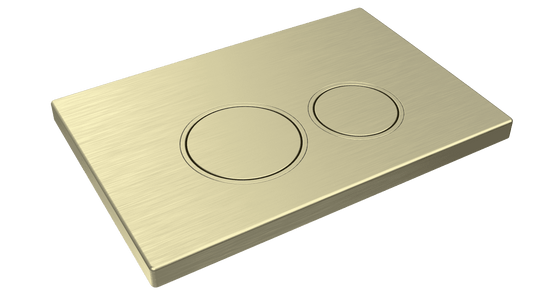 Mercio Sigma Round Flush Plate – Brushed Gold