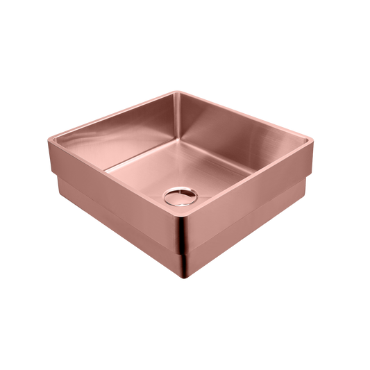 Oliveri Milan Rect S.STEEL Copper Basin