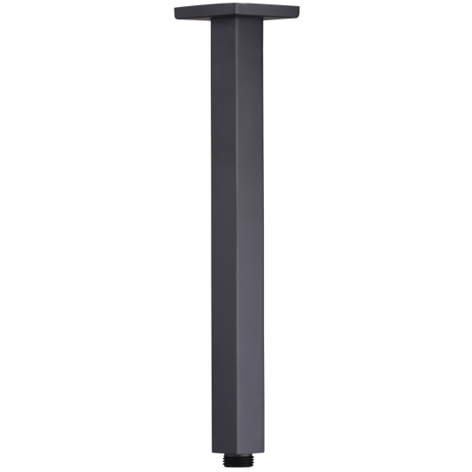 Oliveri Monaco Ceiling Mounted Shower Arm Matte Black