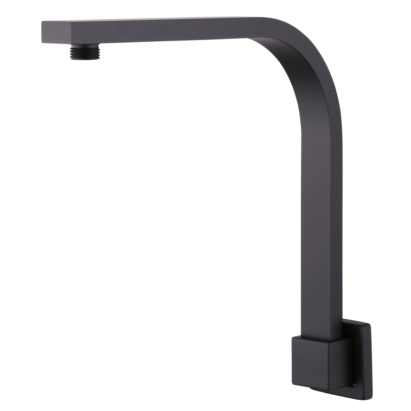 Oliveri Monaco Raised Wall Mounted Shower Arm Matte Black