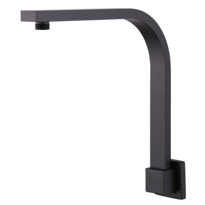 Oliveri Monaco Raised Wall Mounted Shower Arm Matte Black