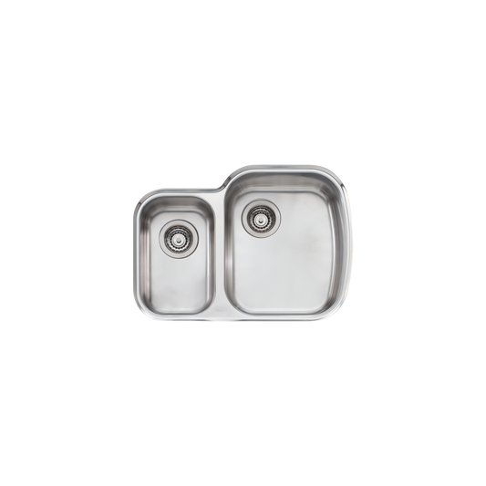 Oliveri Monet 1 And 1/2 Bowl Right Undermount Sink Stainless Steel