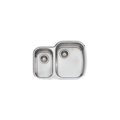 Oliveri Monet 1 And 1/2 Bowl Right Undermount Sink Stainless Steel