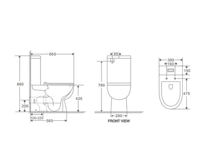 Moi Back-to-Wall Toilet Suite
