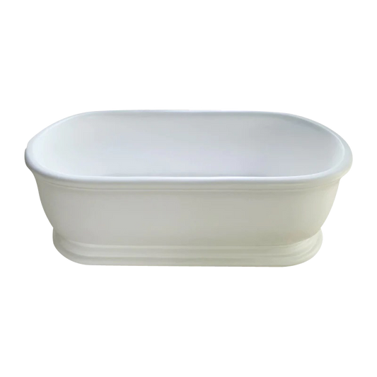 Marseille 1750x810 Freestanding Bath Matte White