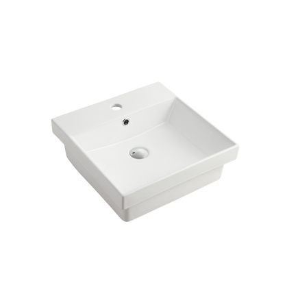 Oliveri Munich Inset Basin with 1 Taphole White