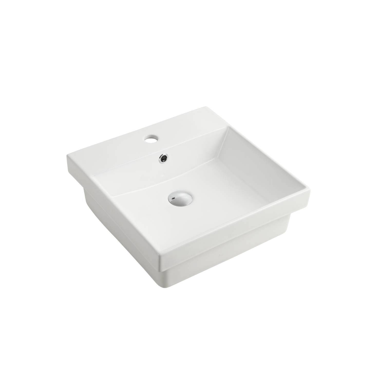 Oliveri Munich Inset Basin with 1 Taphole White