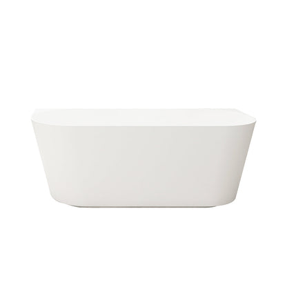 Musen Ultra-Thin Back-to-Wall Bathtub - 1500mm / Gloss White