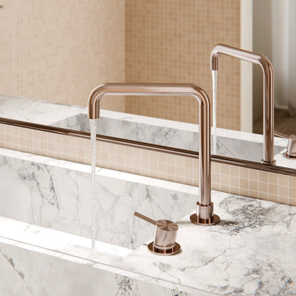 Nero Mecca Hob Basin Mixer with Square Swivel Spout